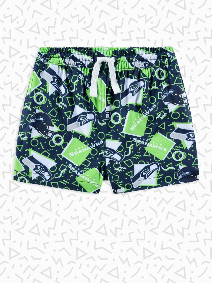 The Seahawks Game Day Fit (Toddler Swim Trunk) - Image 1 - Chubbies Shorts