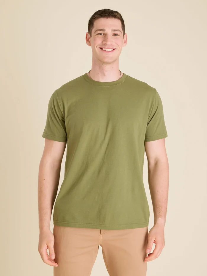 The Self Motivator (Non Pocket Graphic Tee) - Olive - Image 3 - Chubbies Shorts