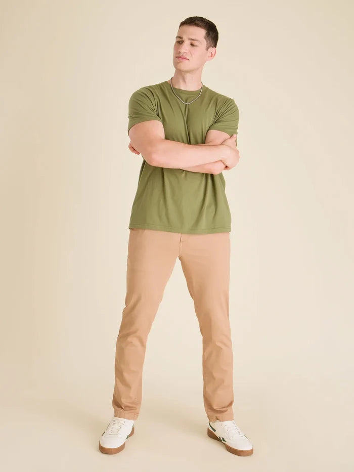 The Self Motivator (Non Pocket Graphic Tee) - Olive - Image 5 - Chubbies Shorts