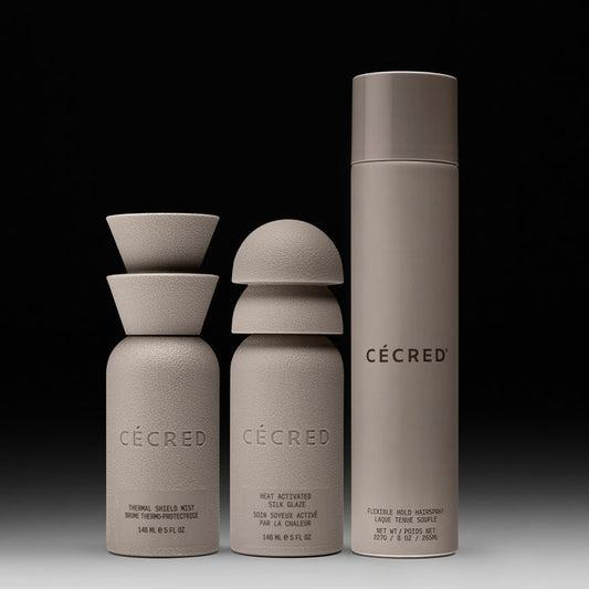 Cécred The Silk Glaze Look Bundle on a black background