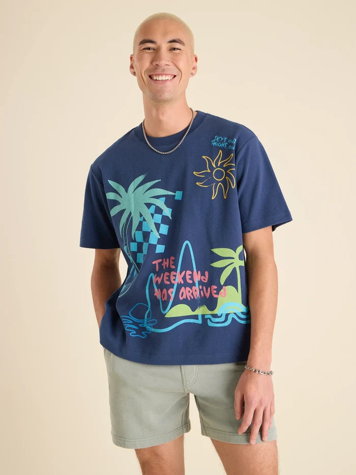 The Sketchy (Oversized Tee) - Image 4 - Chubbies Shorts