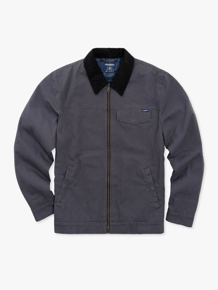 The Smoked Glass (Full-Zip Canvas Jacket) - Image 1 - Chubbies Shorts