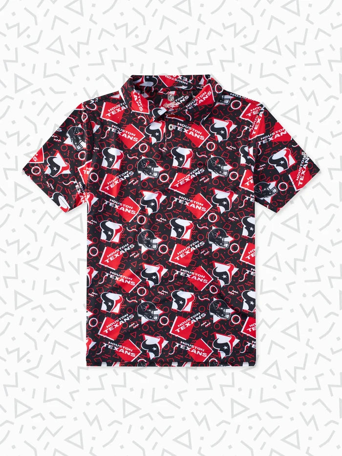 The Texans Game Day Fit (Boys Performance Polo) - Image 1 - Chubbies Shorts