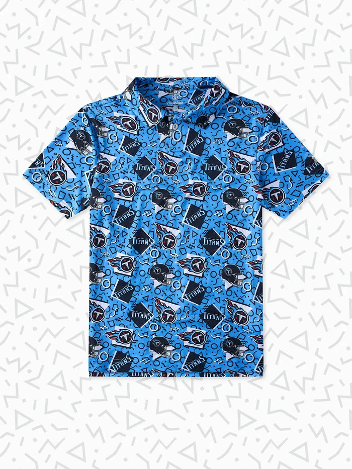 The Titans Game Day Fit (Boys Performance Polo) - Image 1 - Chubbies Shorts