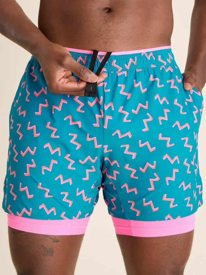 The Twist and Squiggle- Blue 5.5" (Ultimate Training Short) - Image 5 - Chubbies Shorts