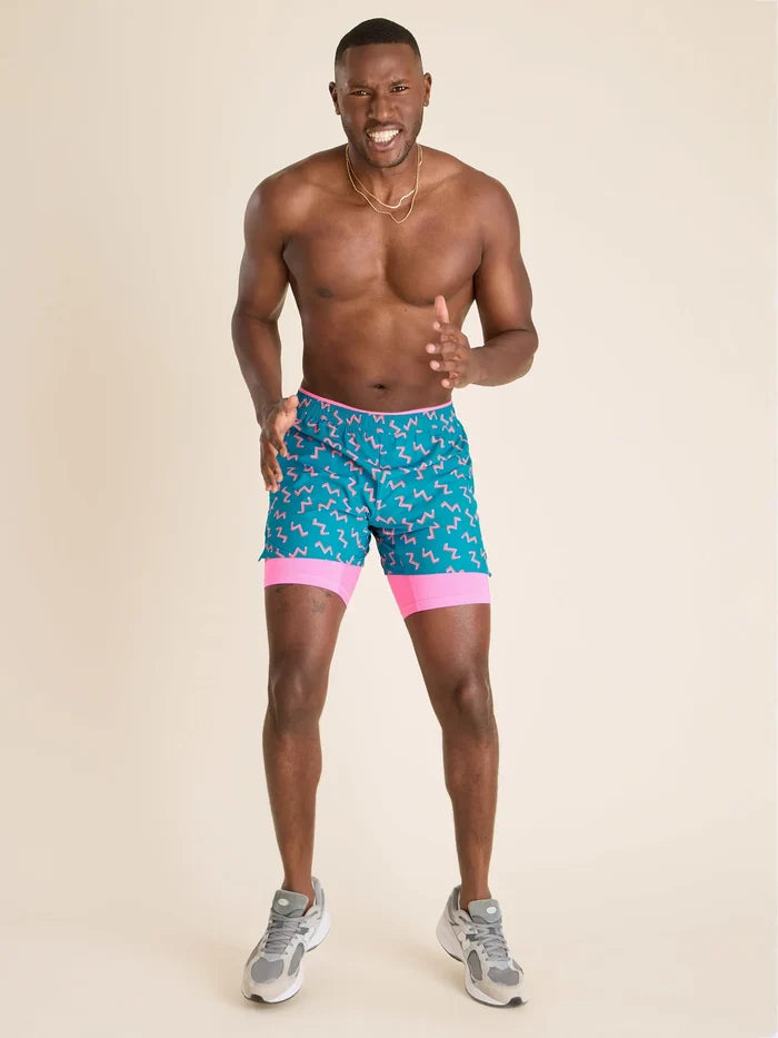The Twist and Squiggle- Blue 5.5" (Ultimate Training Short) - Image 6 - Chubbies Shorts