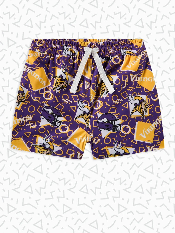 The Vikings Game Day Fit (Toddler Swim Trunk) - Image 1 - Chubbies Shorts