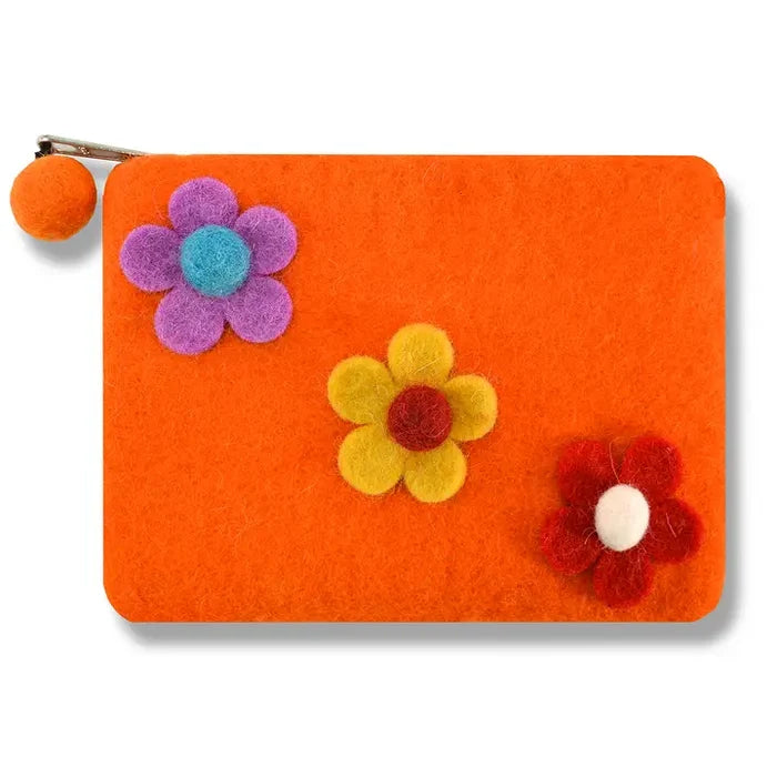 Three Flower Coin Purse
