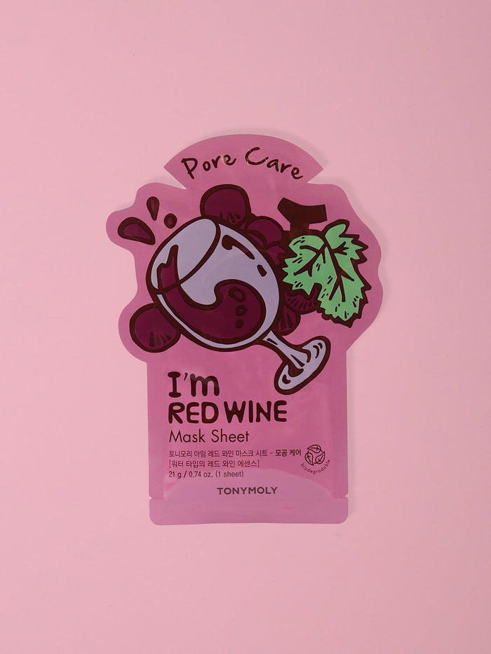 Tony Moly I Am Real Sheet Mask | Red Wine-Image 1