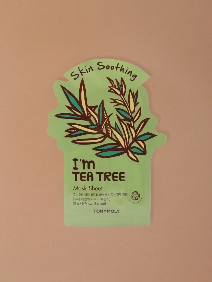 Tony Moly I Am Real Sheet Mask | Tea Tree-Image 1
