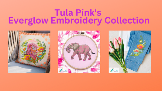 Tula Pink Everglow Embroidery Designs Scissortail Stitches #90049