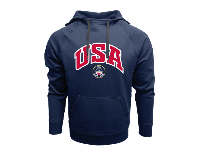 Unisex Performance USA Curling Hoodie
