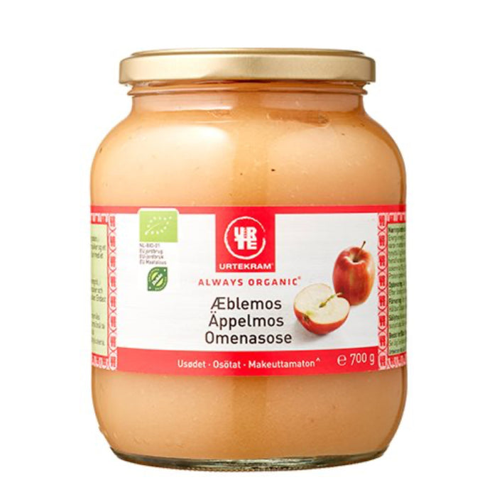 Urtekram - Æblemos usødet - Økologisk - 700 g.