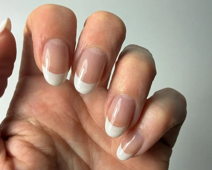 UV-Free Gel Nail Wraps – French Tip
