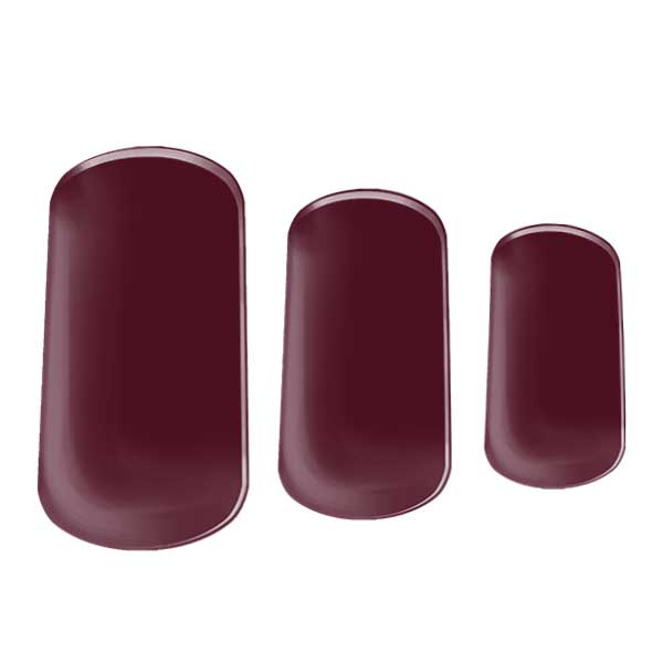 UV-Free Gel Nail Wraps – Maroon