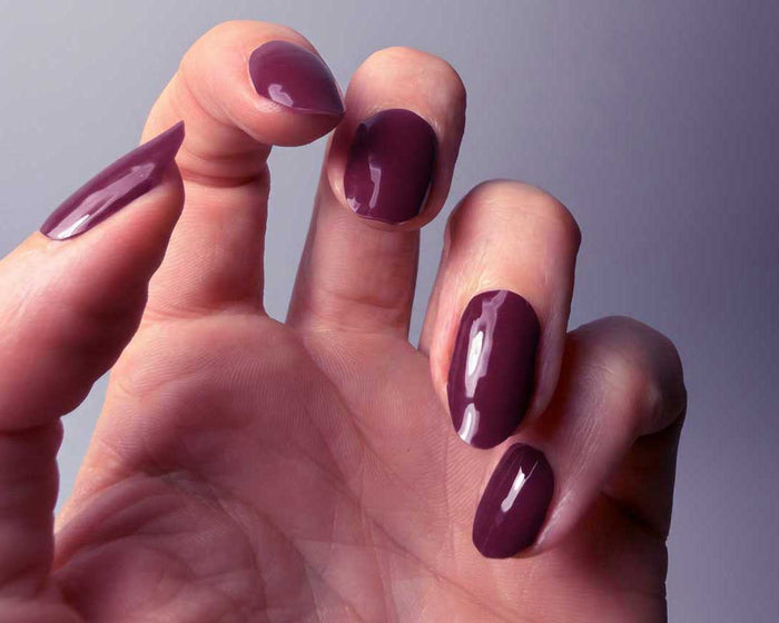 UV-Free Gel Nail Wraps – Merlot