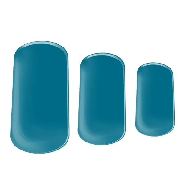UV-Free Gel Nail Wraps – Peacock Blue