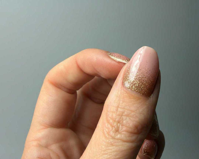 UV-Free Gel Nail Wraps – Pink Champagne
