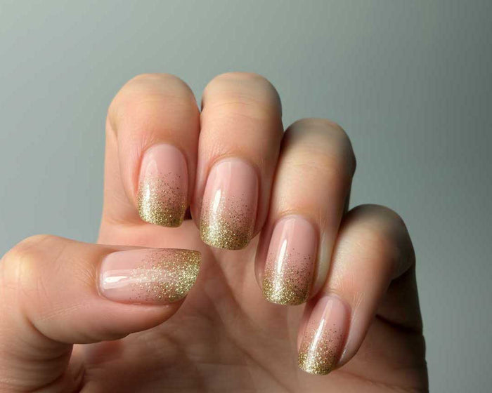 UV-Free Gel Nail Wraps – Pink Champagne