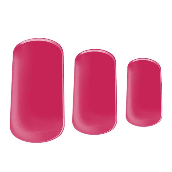 UV-Free Gel Nail Wraps – Pink Punch