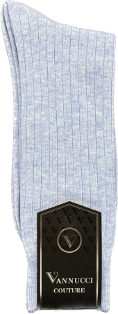 Vannucci Courture Solid Colored Dress Socks