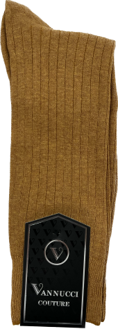 Vannucci Courture Solid Colored Dress Socks