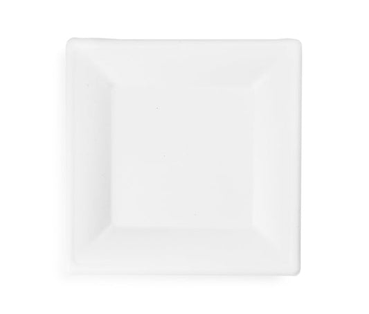 Vegware 10in square molded fiber plate | 500/cs