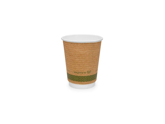 Vegware 8oz double wall cup, 79-Series | 79V-Series | 500/cs