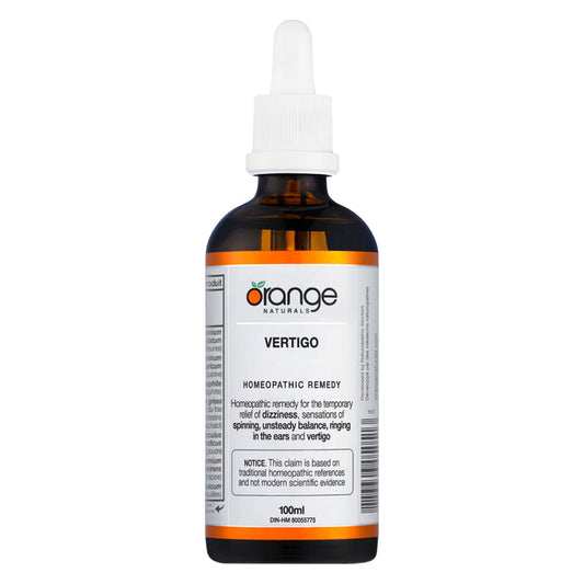 Dropper Bottle of Orange Naturals Vertigo 100ml