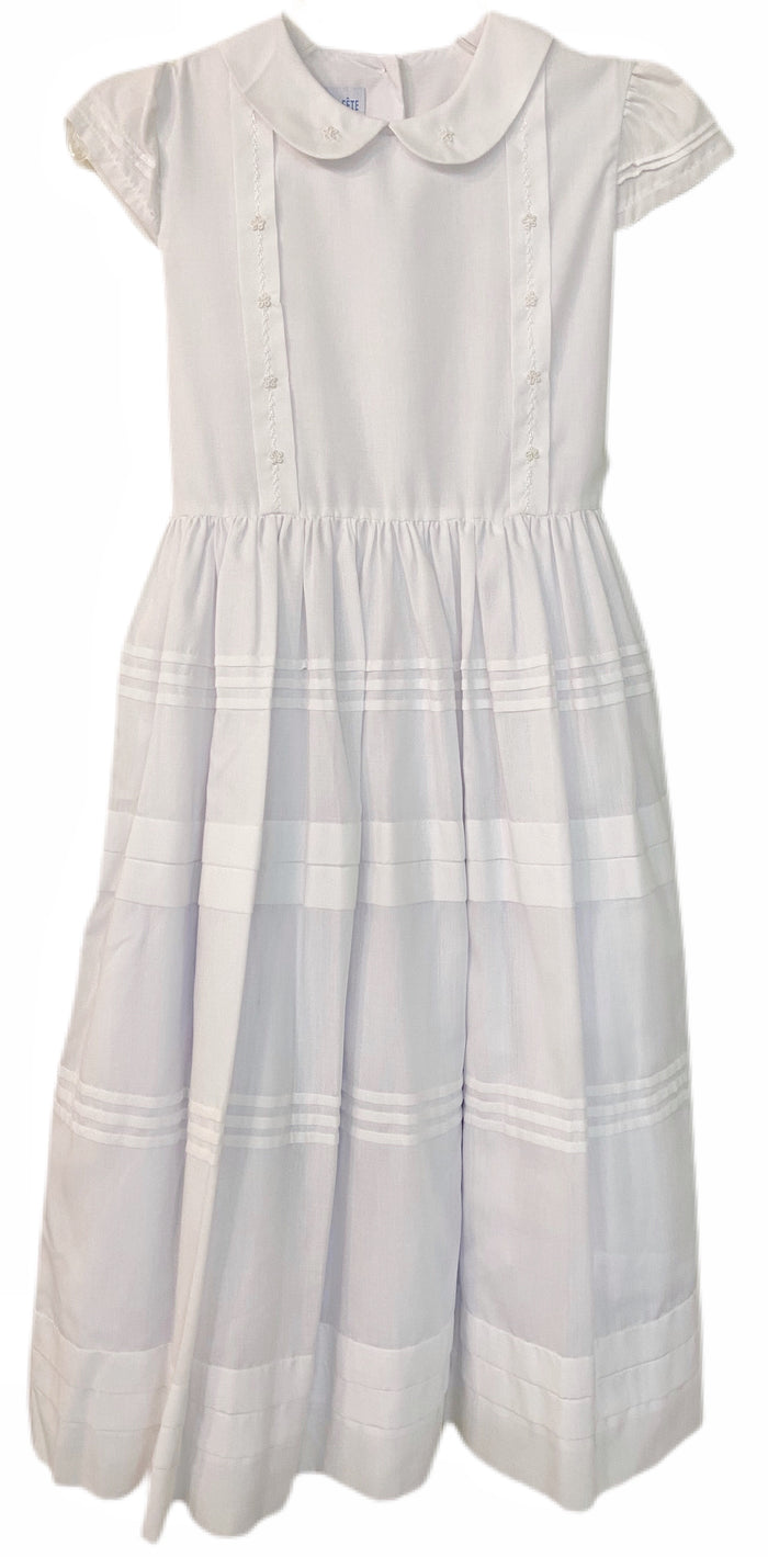 Vive La Fete Tucked Communion Dress