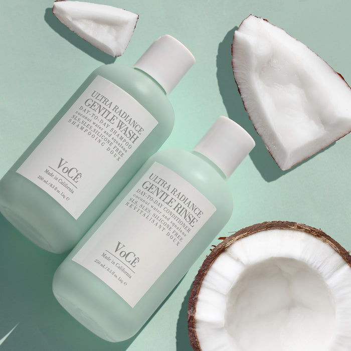 VoCÊ Haircare – Natural | Gentle Conditioner - Rinse | Shine Infused | Non-Toxic, Cruelty-Free, Vegan Haircare (8.5oz)