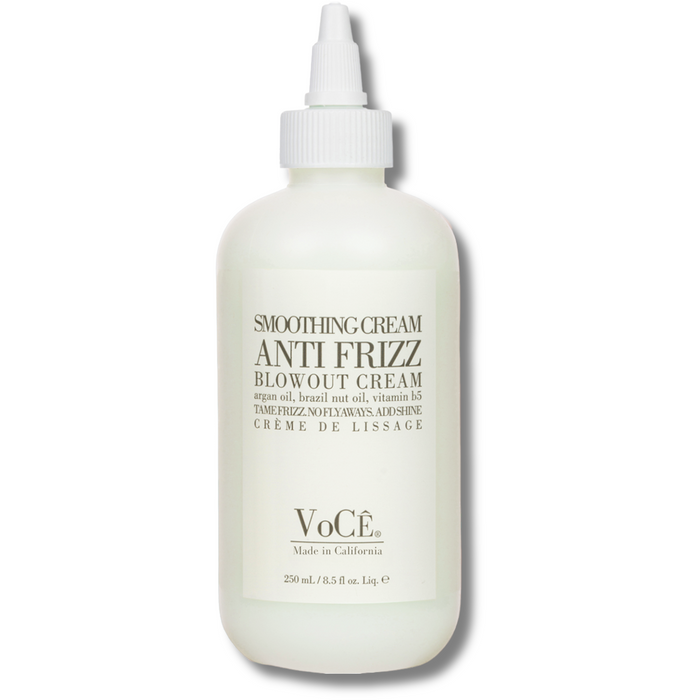 VoCÊ Haircare – Natural Smoothing Blowout Cream | Anti-Frizz Control and Heat Protection | Vegan, Non-Toxic, Cruelty-Free Haircare for Smooth, Shiny Hair (8.5 oz | 250ml)