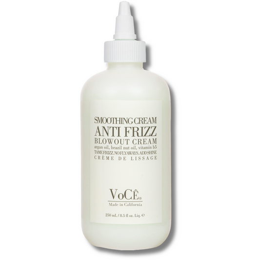 VoCÊ Haircare – Natural Smoothing Blowout Cream | Anti-Frizz Control and Heat Protection | Vegan, Non-Toxic, Cruelty-Free Haircare for Smooth, Shiny Hair (8.5 oz | 250ml)