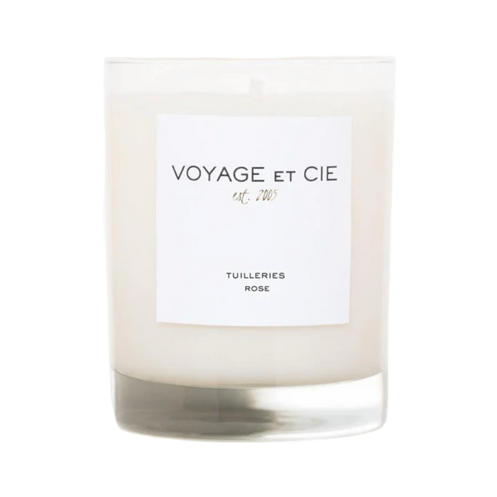voyage et cie tuilleries rose highball candle