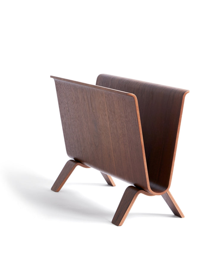 Walnut Magazine Rack