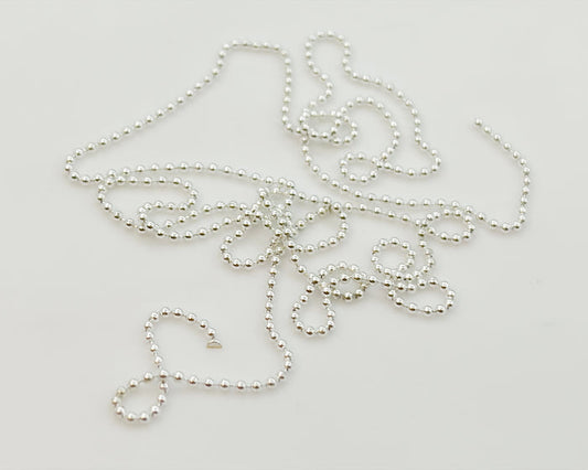 White Gold Caviar Chain | Lula Beauty