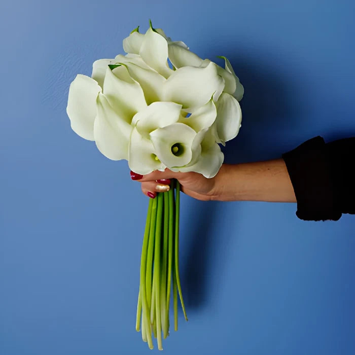 White Mini Calla Lily Centerpieces