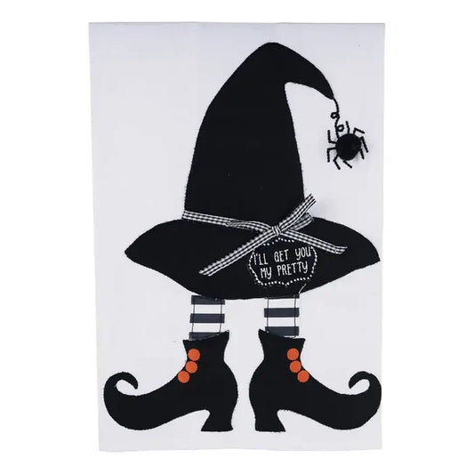 Witch Hat Tea Towel