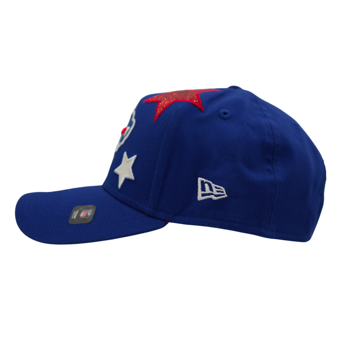 Women's New Era 9FORTY Buffalo Bills Glitter Stardom A-Frame Hat