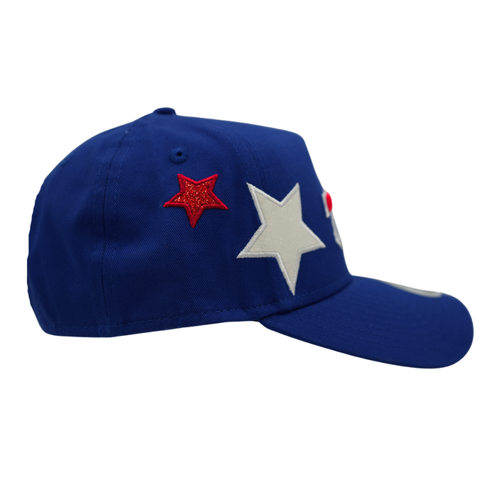 Women's New Era 9FORTY Buffalo Bills Glitter Stardom A-Frame Hat