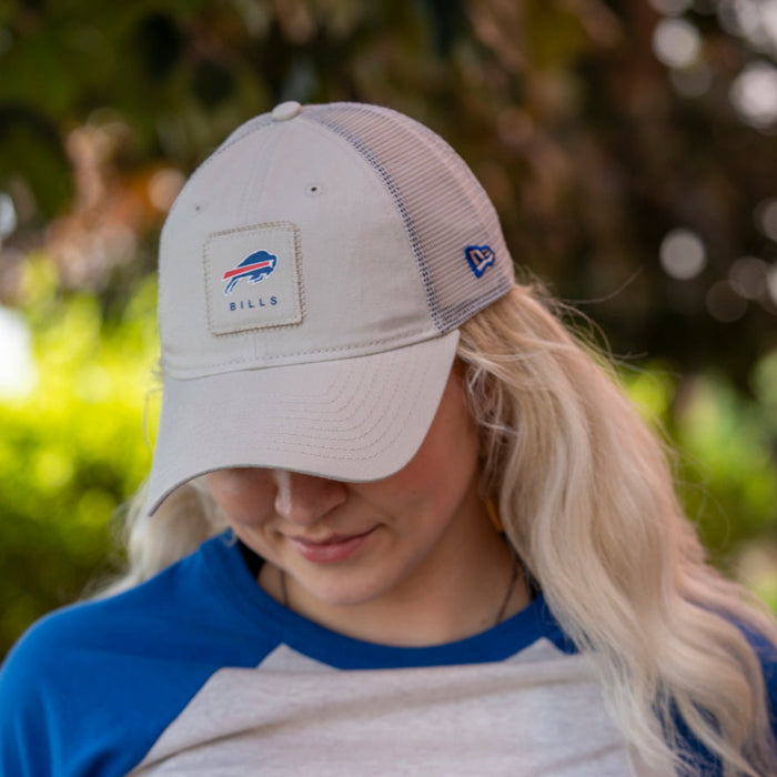 Women's New Era 9TWENTY Buffalo Bills Stone Square Stitch Adjustable Hat