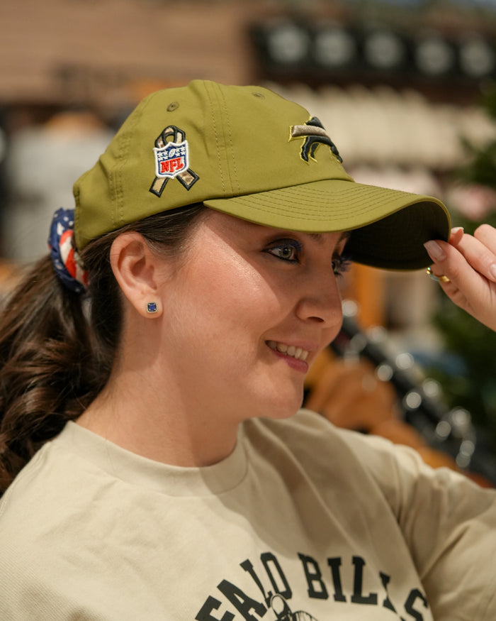 Women's New Era Buffalo Bills 2025 Salute To Service Adjustable Ponytail Hat