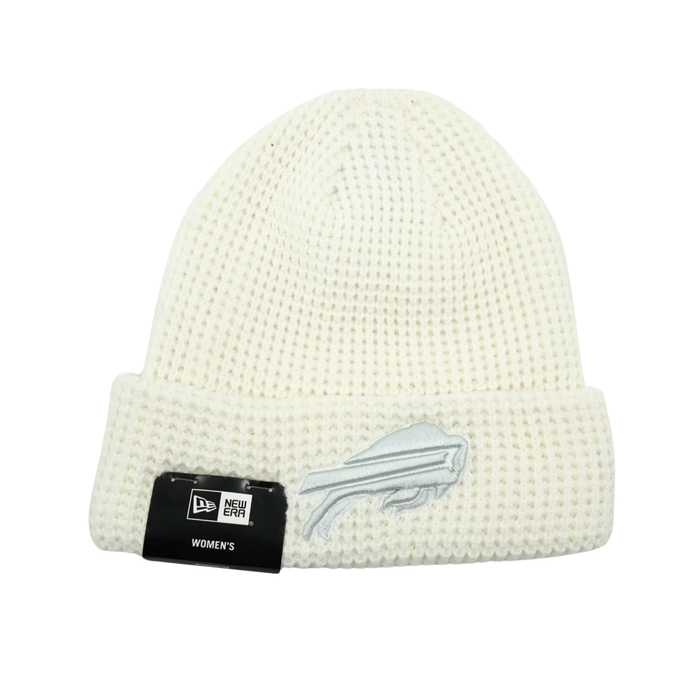 Women's New Era Buffalo Bills White Knit Beanie