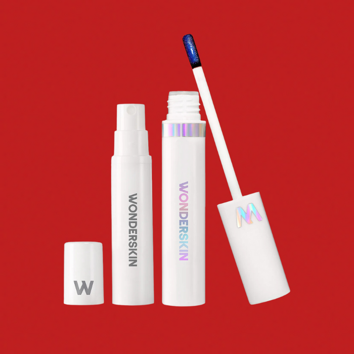 Wonderskin - Wonder Blading All-Day Lip Stain - Hayley (Rich Neutral Red) KIT
