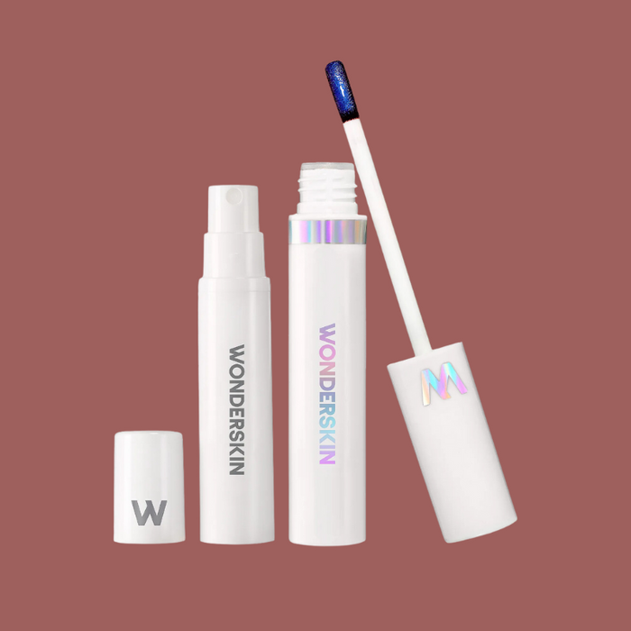 Wonderskin - Wonder Blading All-Day Lip Stain - Lovely (Chestnut Brown) KIT