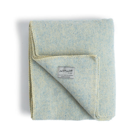 Wool Throw Blanket - "Afternoon"