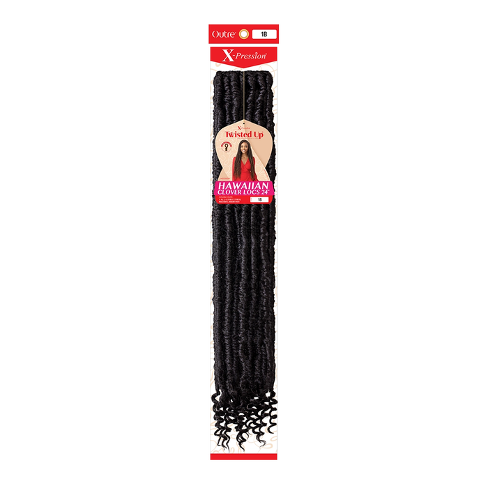 X-Pression Twisted Up Hawaiian Clover Locs 24"