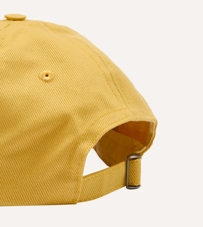 Yellow 'Cow Figurine' Cotton Twill Baseball Cap