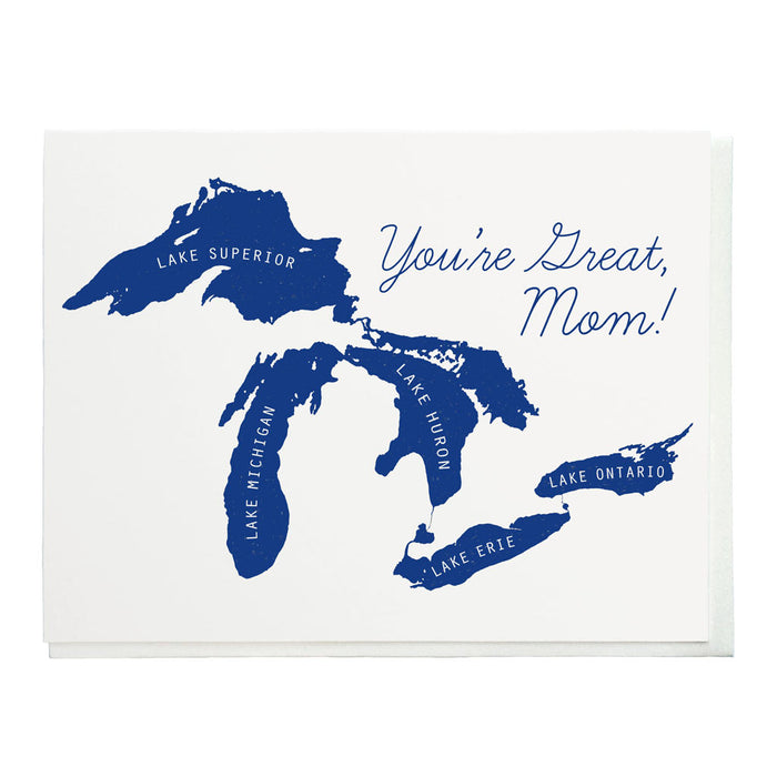 You're Great, Mom! Card - City Bird