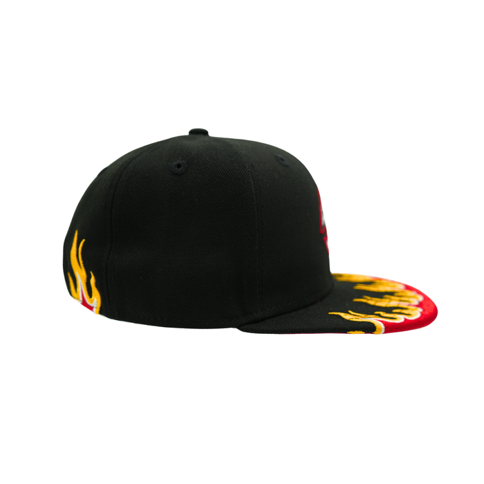 Youth New Era 9FIFTY Buffalo Sabres Alternate Logo Flame Snapback